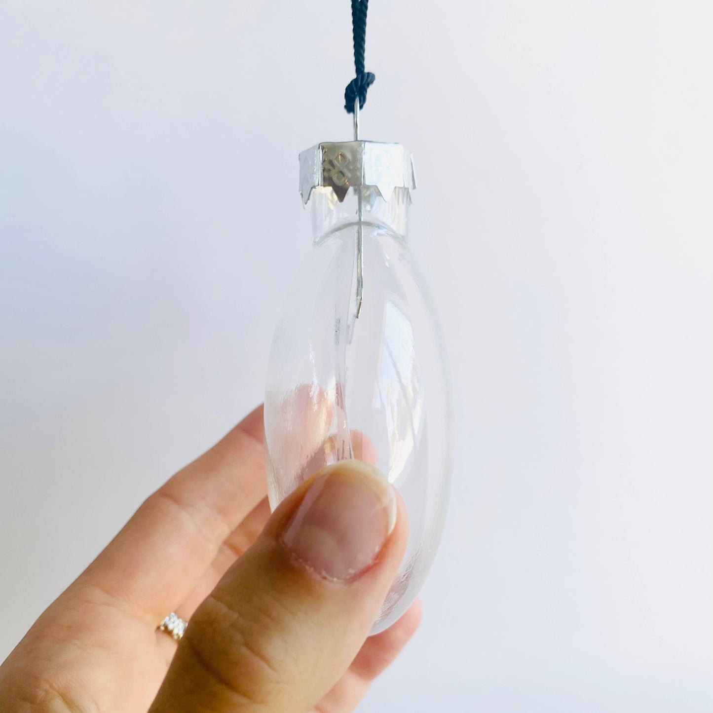Coco Jackie Audrey Lucy See-Through Glass Holiday Ornament