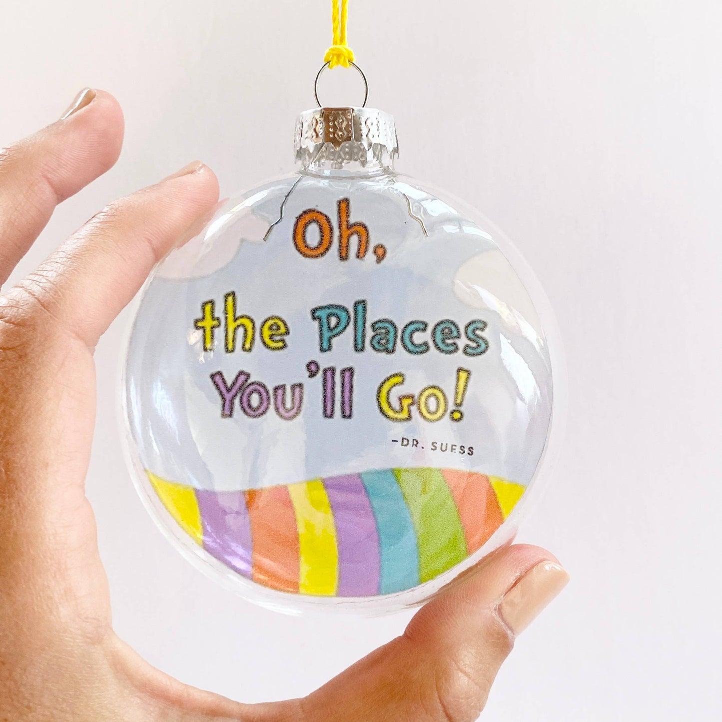 Dr. Seuss See-Through Glass Holiday Ornament
