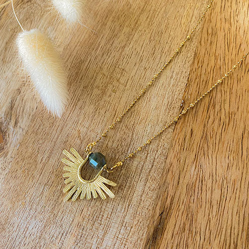 Apatite Sun Necklace