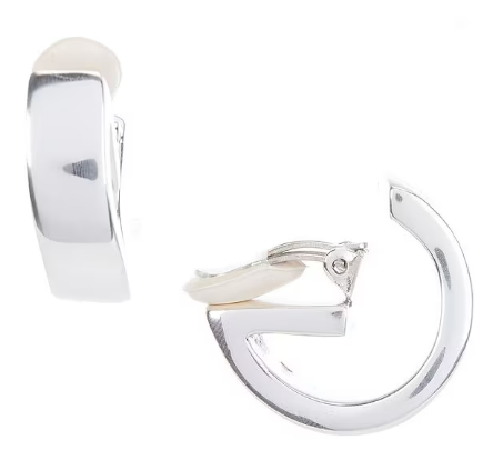 Simon Sebbag - Clip On Wavy Hoop Earrings