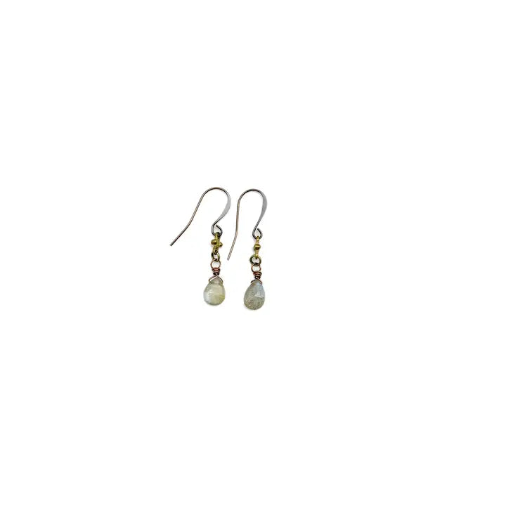 Petite Gemstone Drop Earring