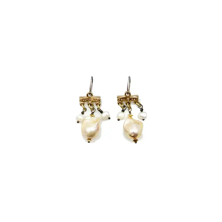 Pearl Chandelier Earrings