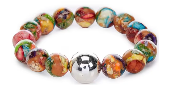 Simon Sebbag - Rainbow Aqua Terra Stretch Bracelet