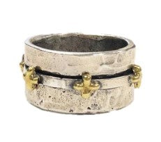 Waxing Poetic - Faith Spinner Ring