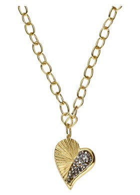 Waxing Poetic - Poetic Heart - Kristal Heartstar Necklace