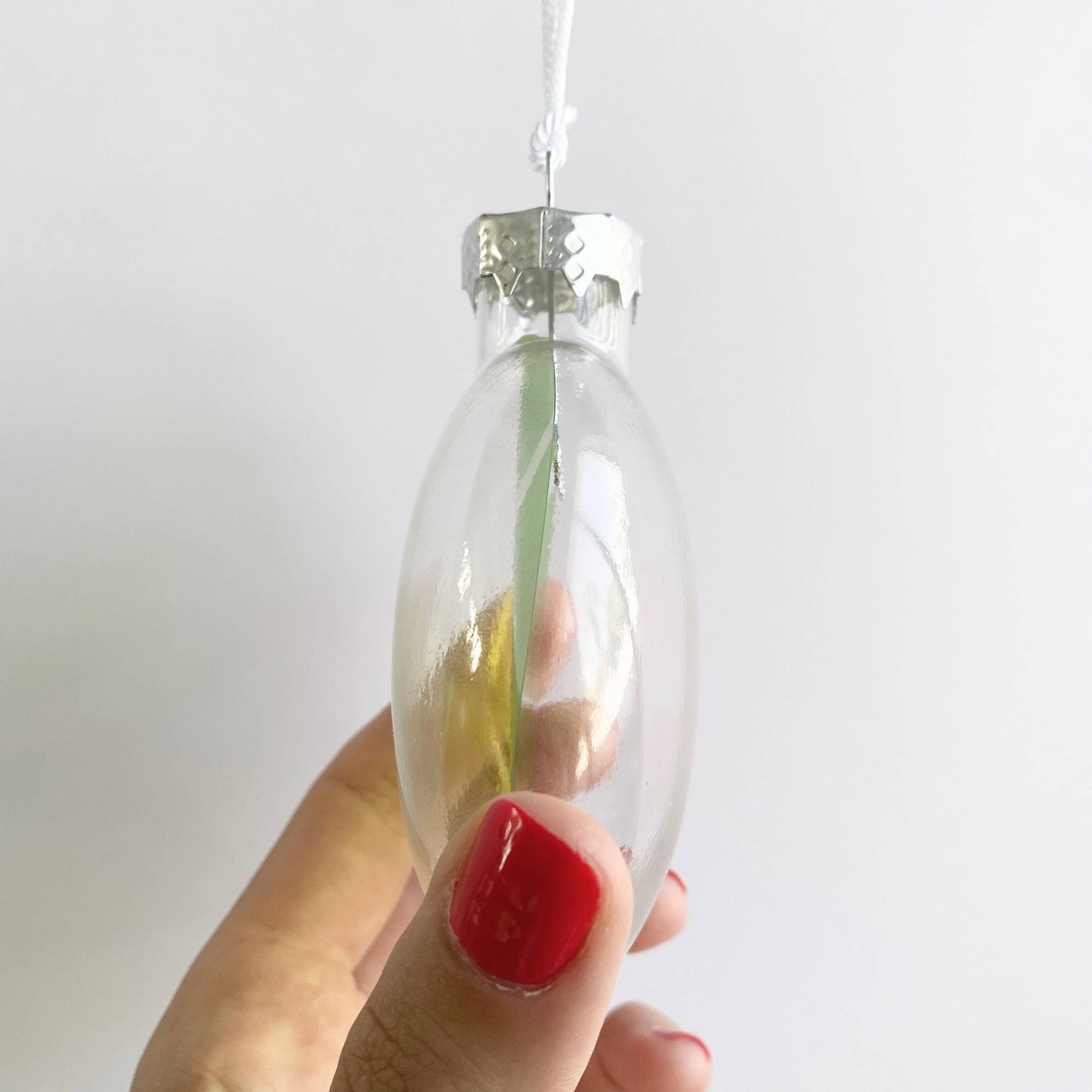 Got Tennis? See-Through Glass Holiday Ornament