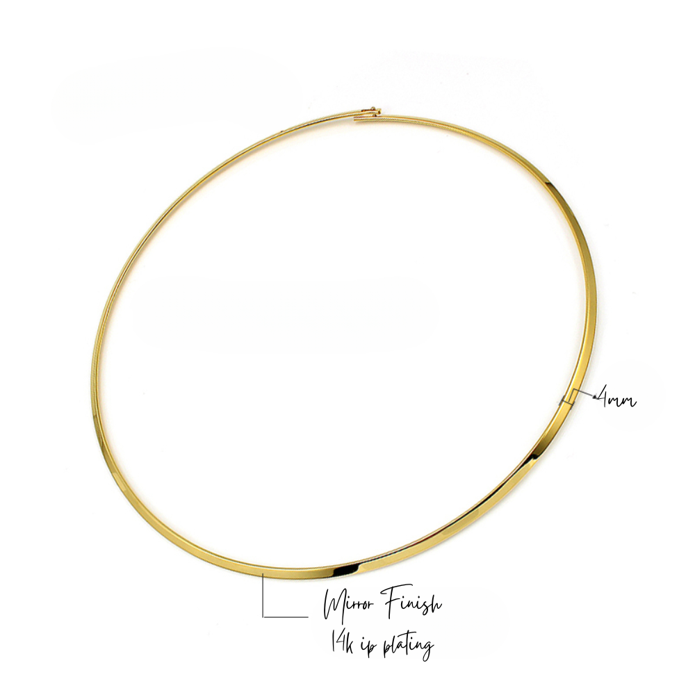 Sleek Collar Choker Necklace