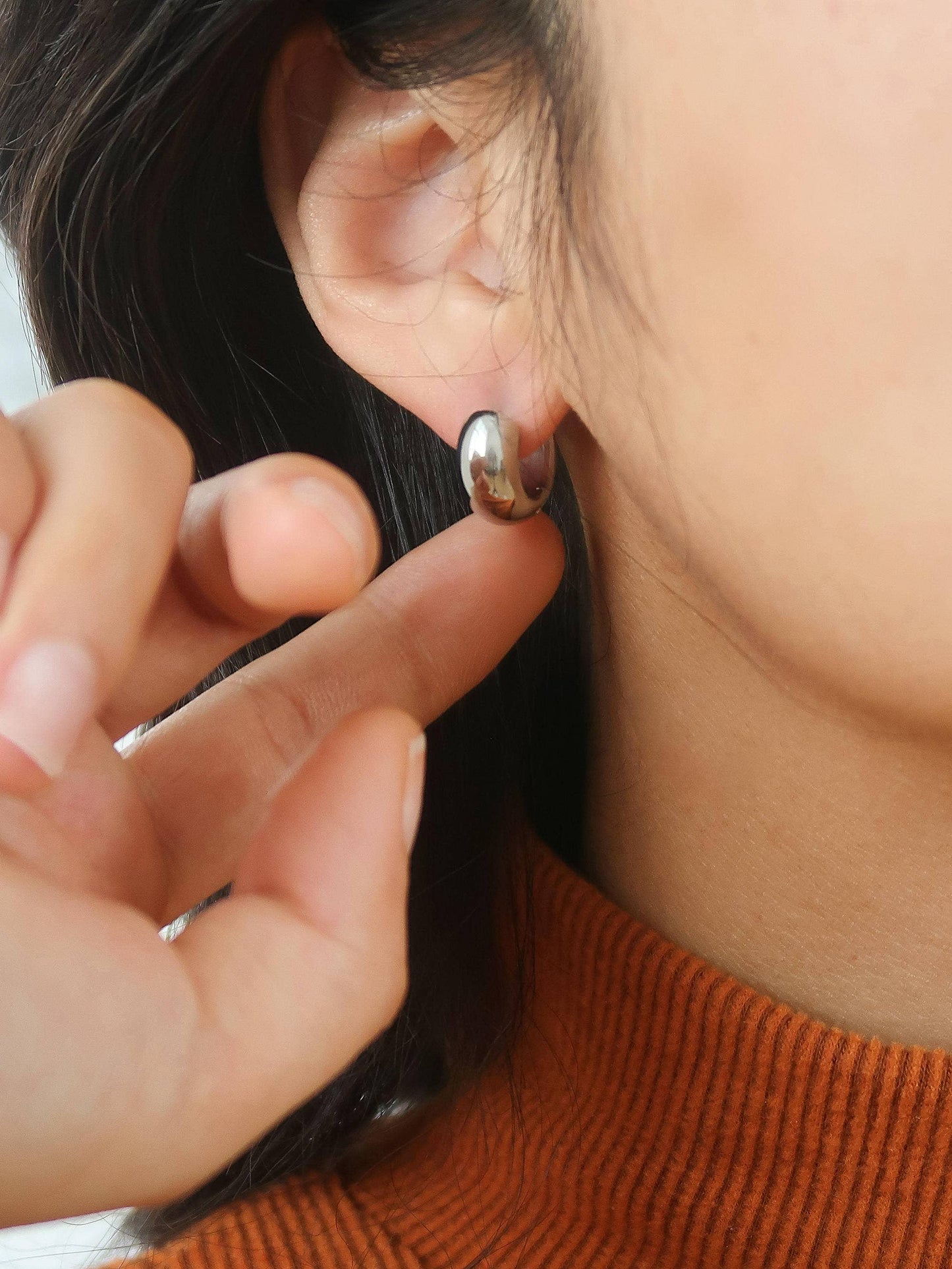 Blandine Huggie Earrings