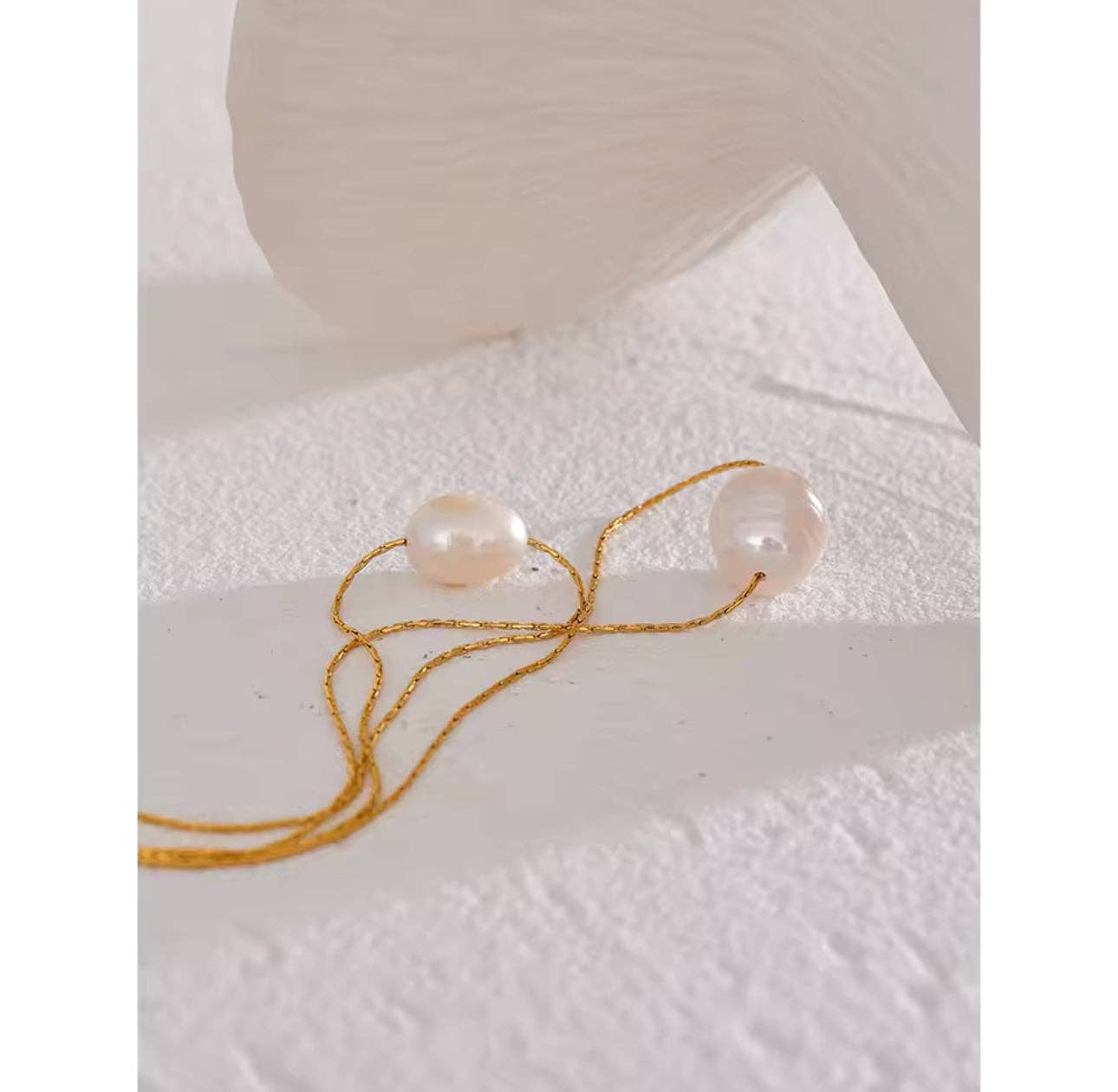 Double Fresh Water Pearl Necklace