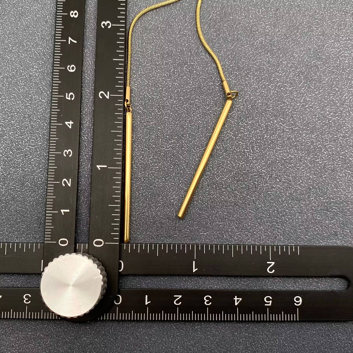 Line Up Lariat Necklace