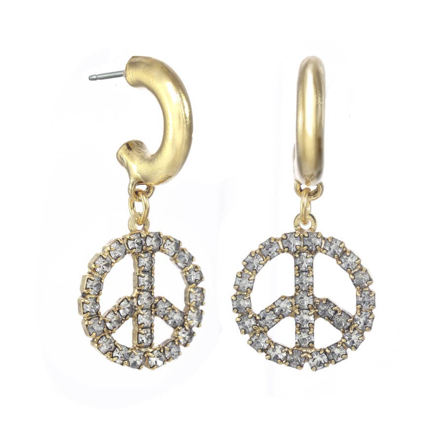 Peace Be with You Earrings