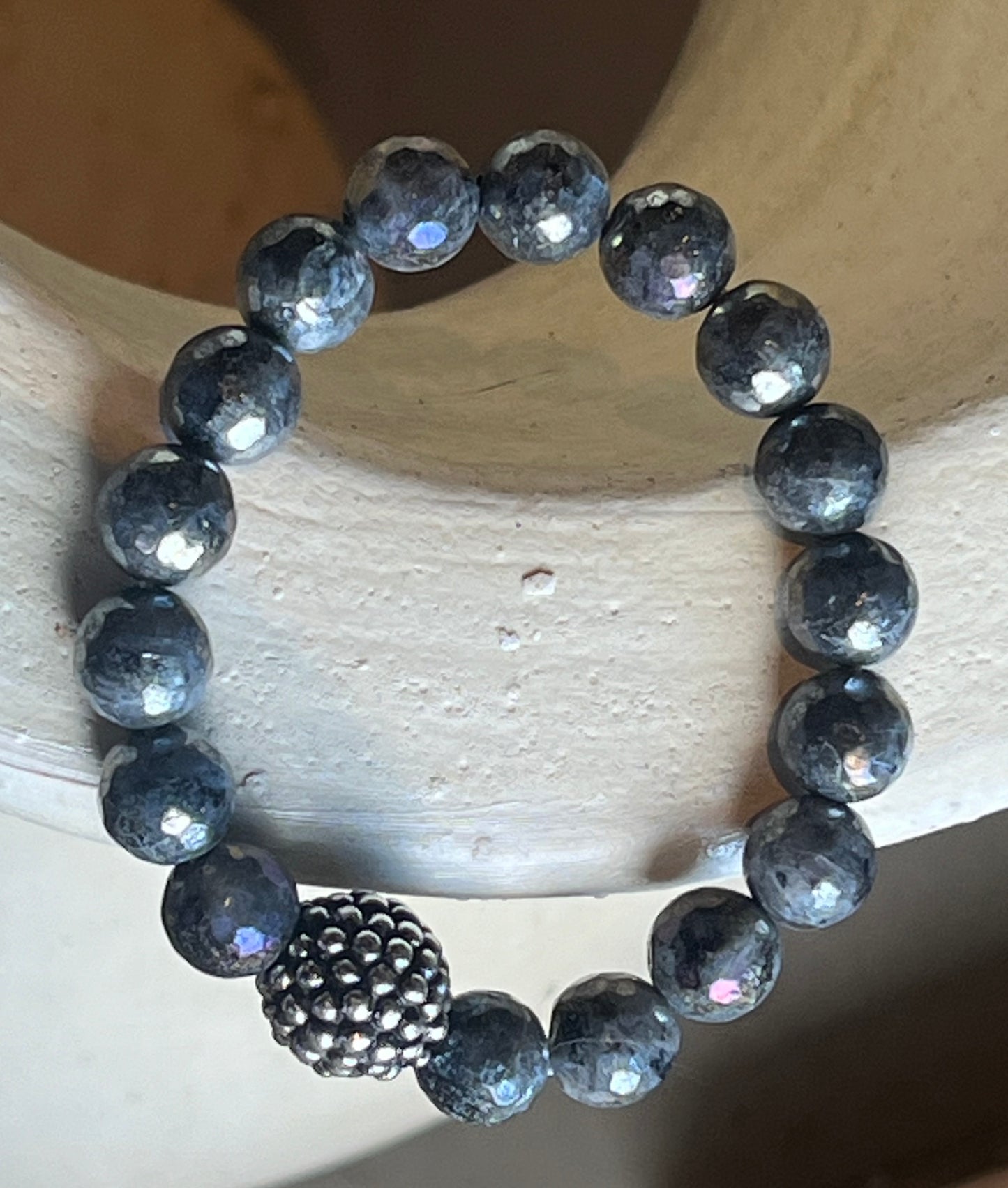 Simon Sebbag - Rainbow Faceted Labradorite Bracelet