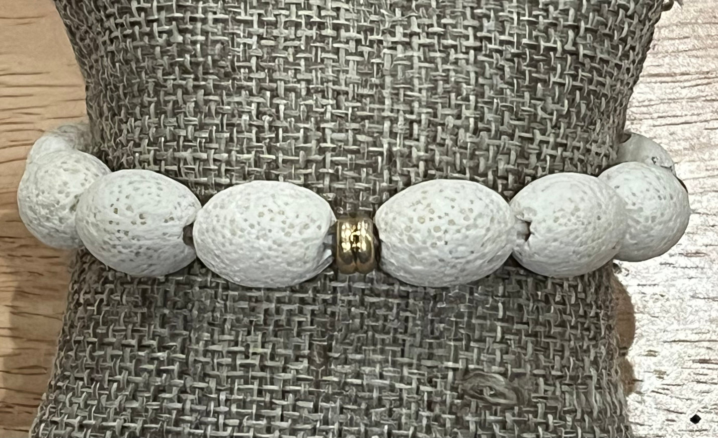 Oval Lava Rock Bracelet