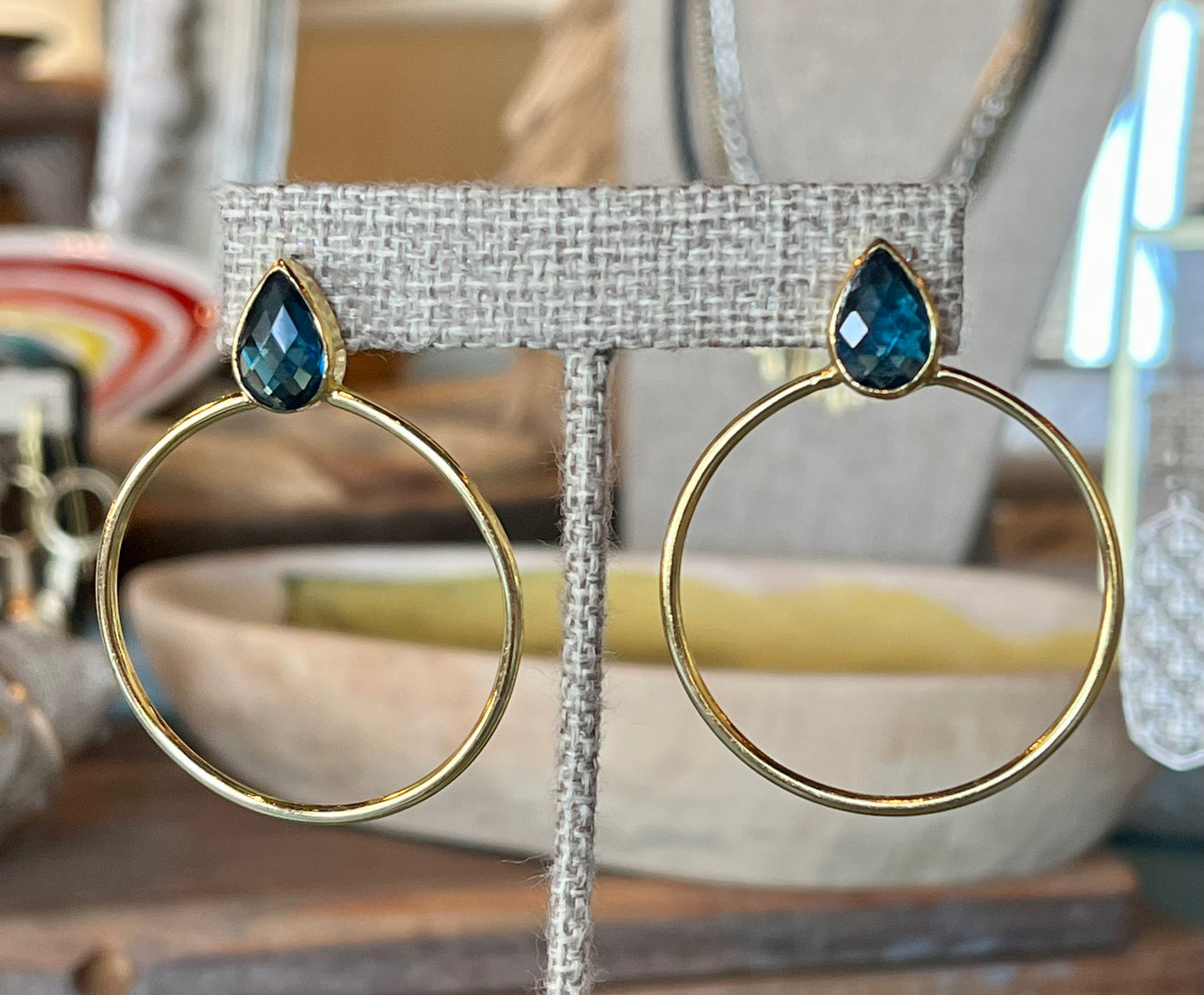 Blue Tears Earring