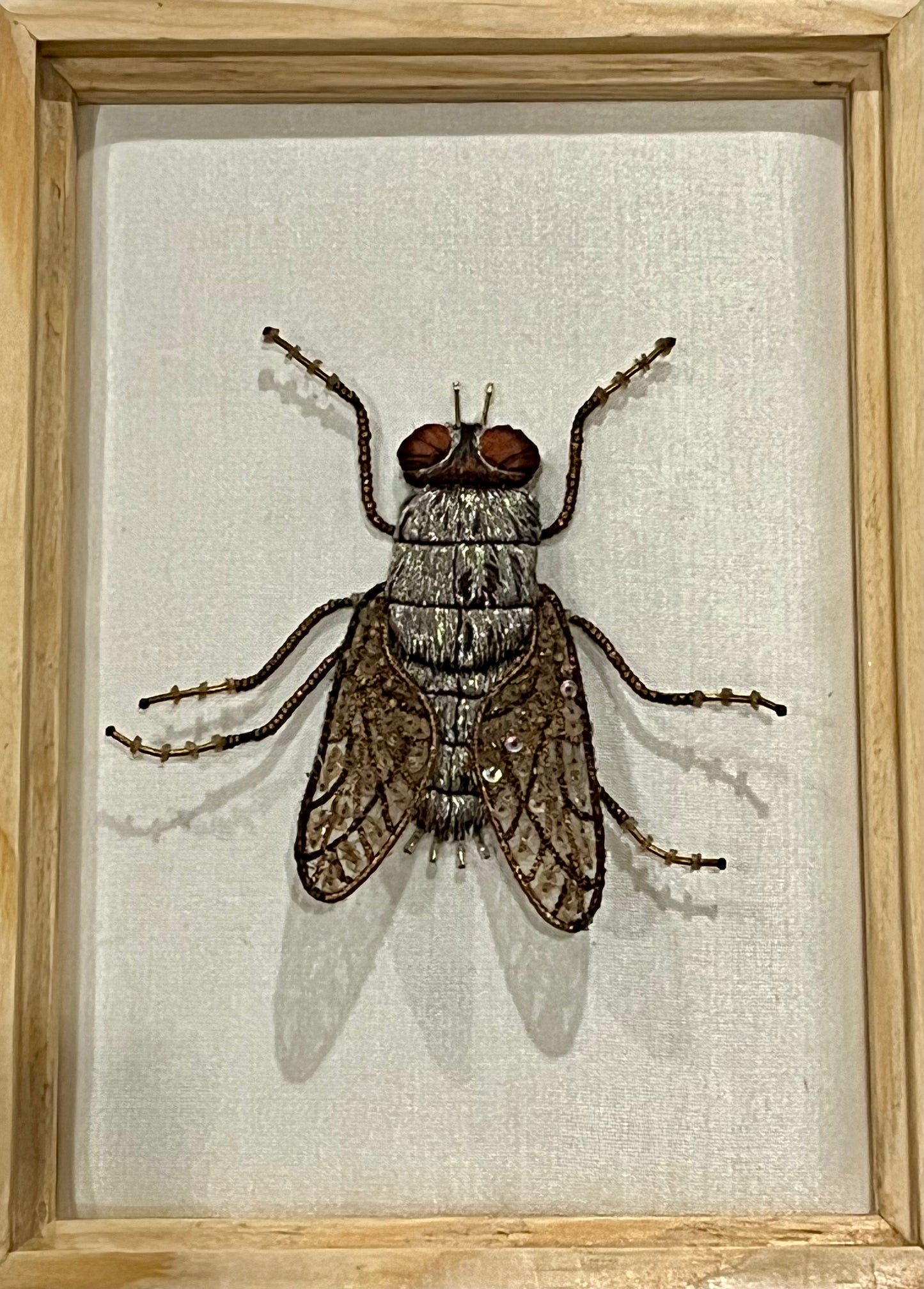Trovelore - Fly On The Wall Beaded Art