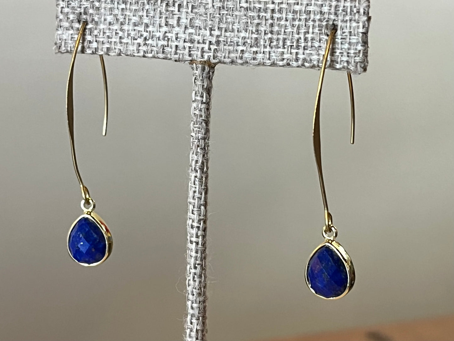 Lapis Droplet Earrings