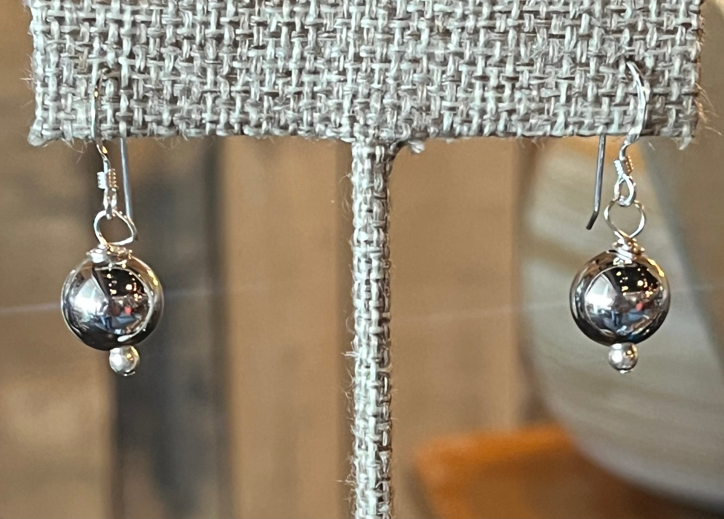 Silver Balls Earrings