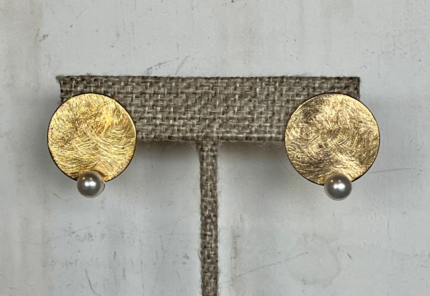 Pearlescent Moon Earrings
