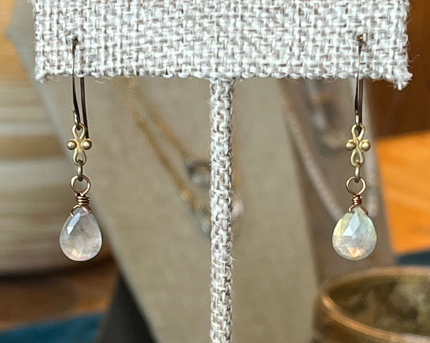 Petite Gemstone Drop Earring