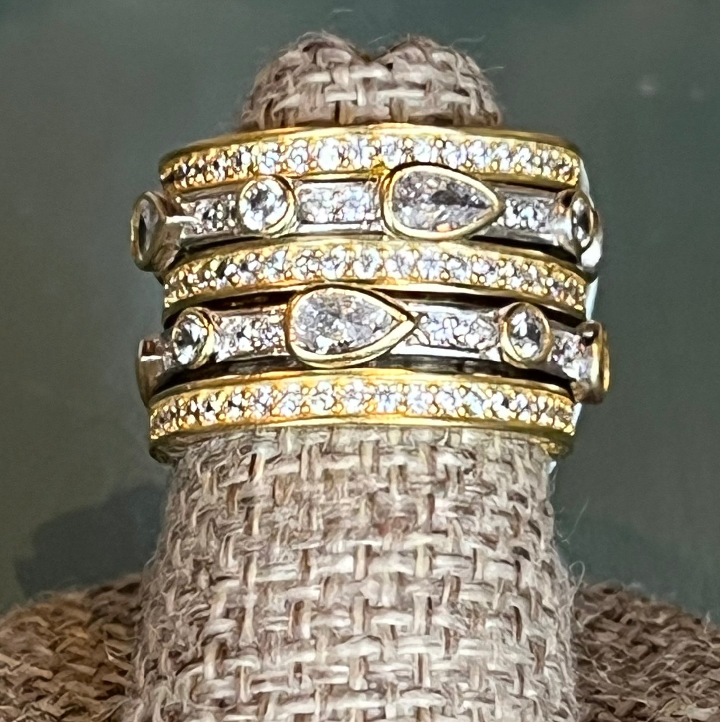 Morning Star Stacked Rings