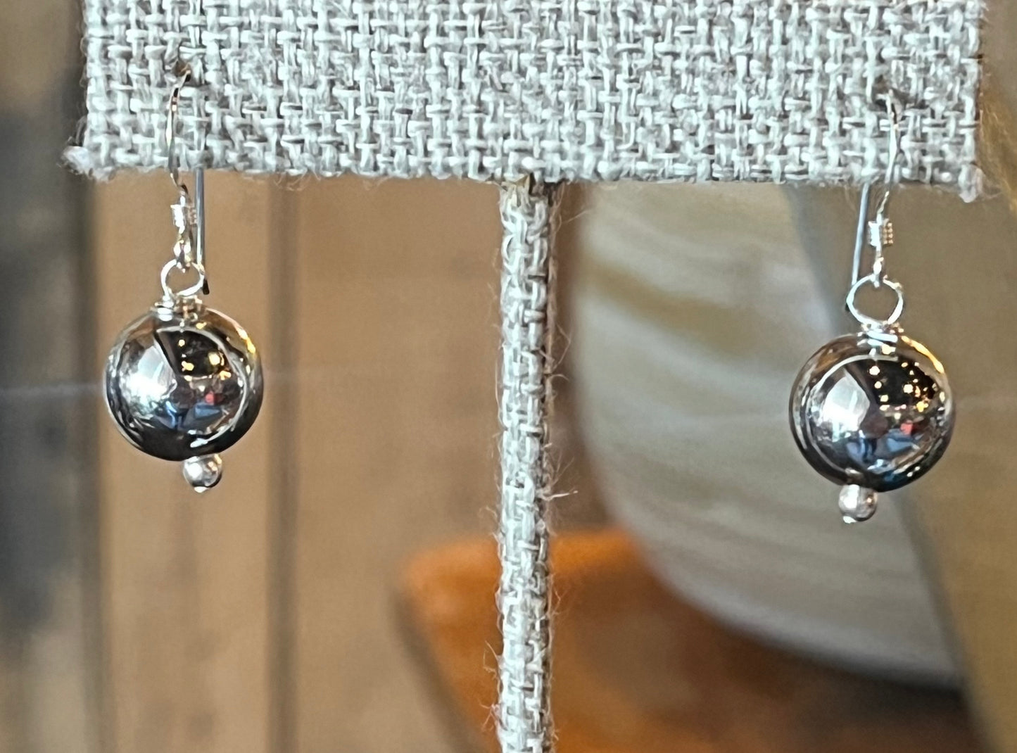 Silver Balls Earrings