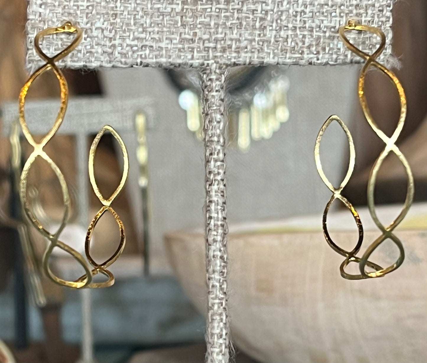 Infinity Repeating Hoop Earrings