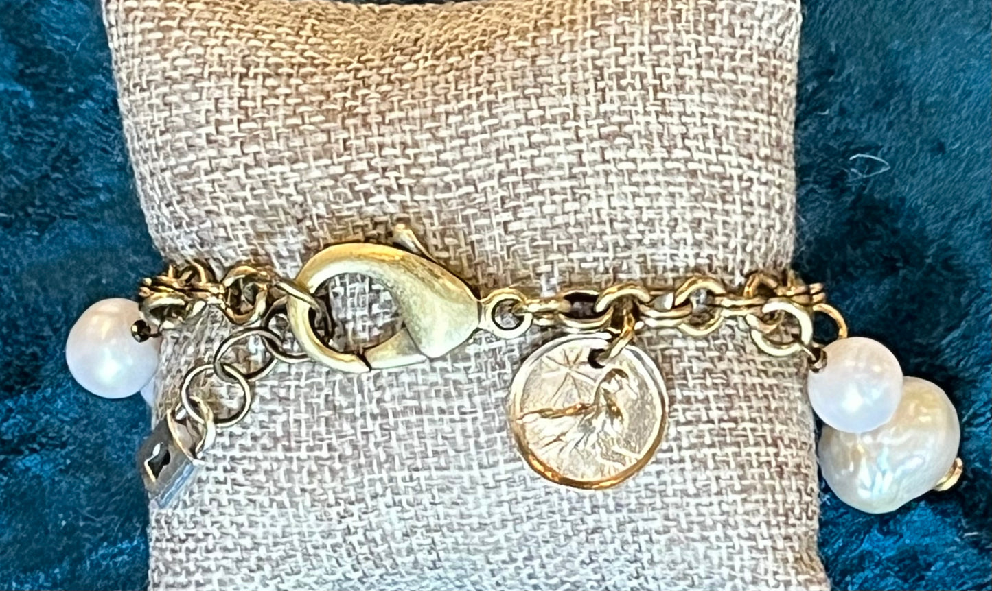 Pearl Dove Bracelet