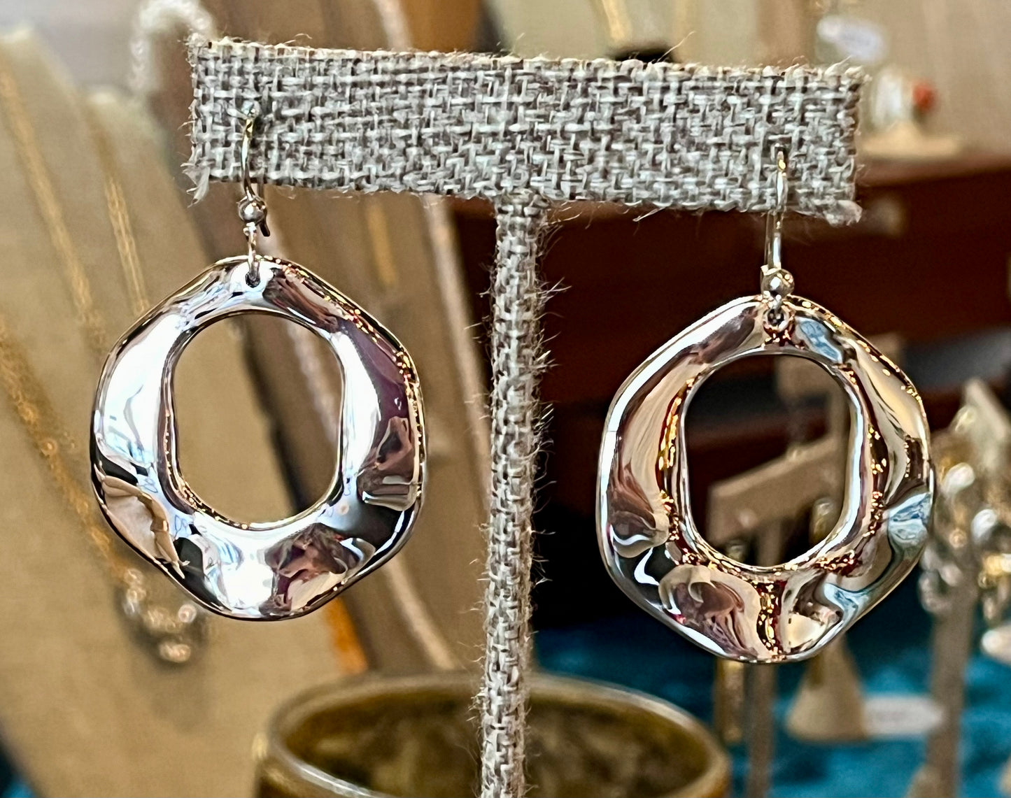 Simon Sebbag - Open Wavy Circle Earrings