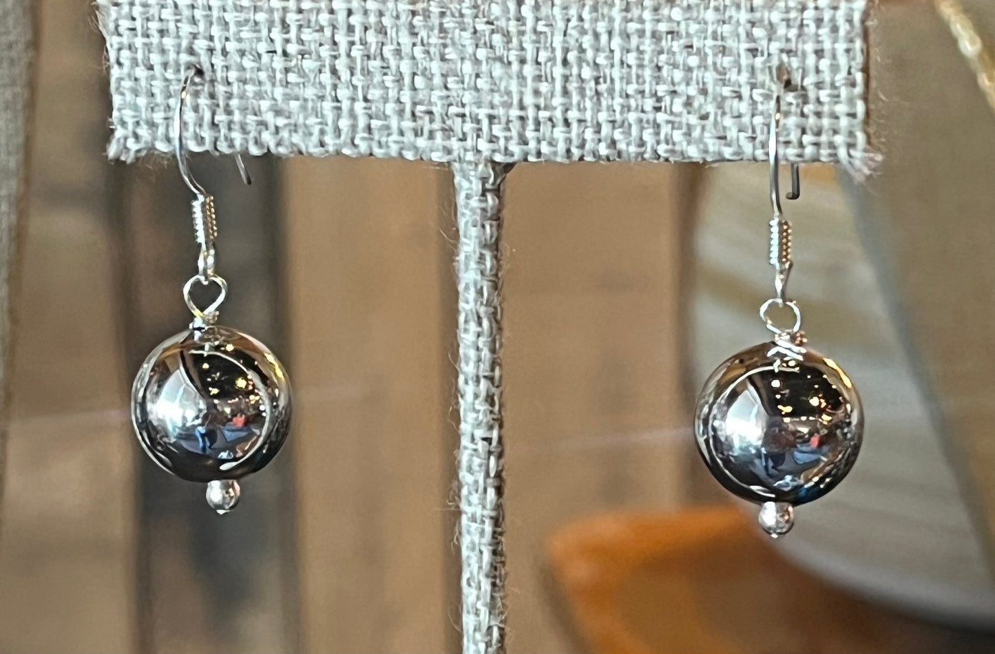 Silver Balls Earrings