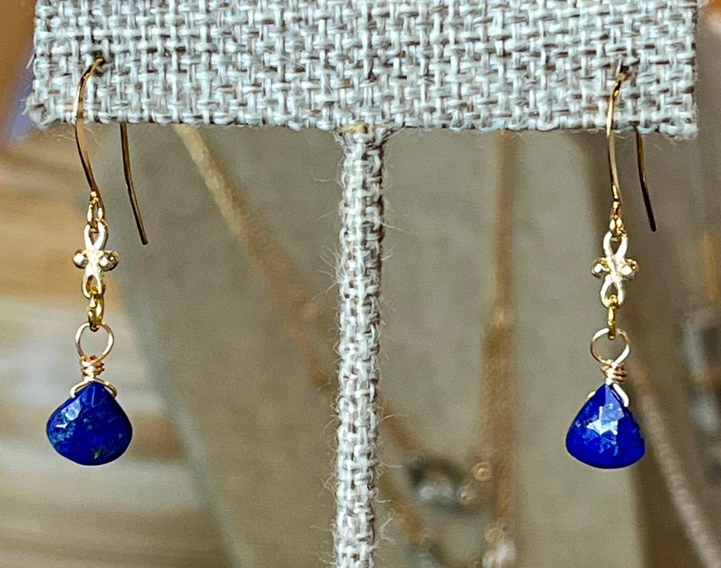 Petite Lapis Drop Earring