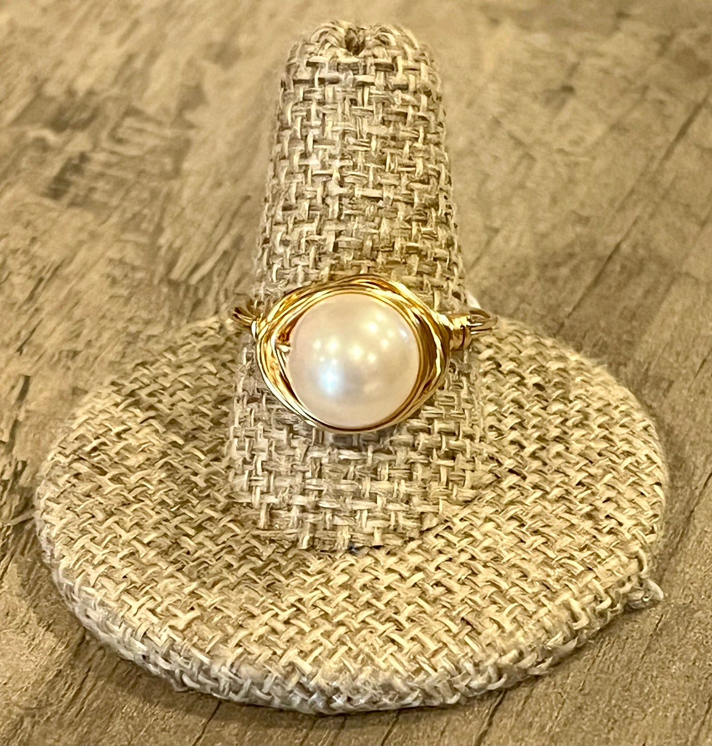 Nested Pearl Ring