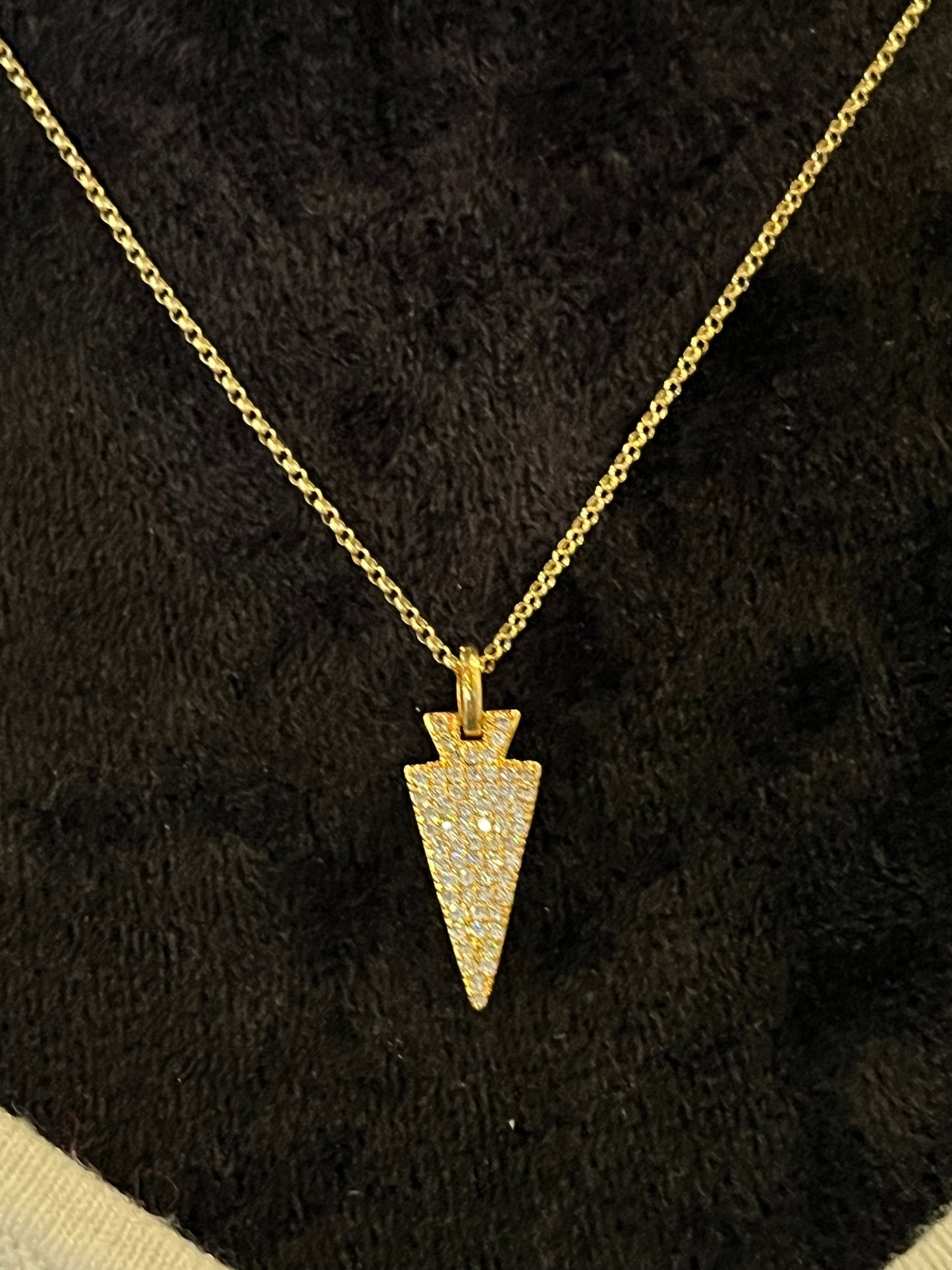 Gold Arrowhead Necklace