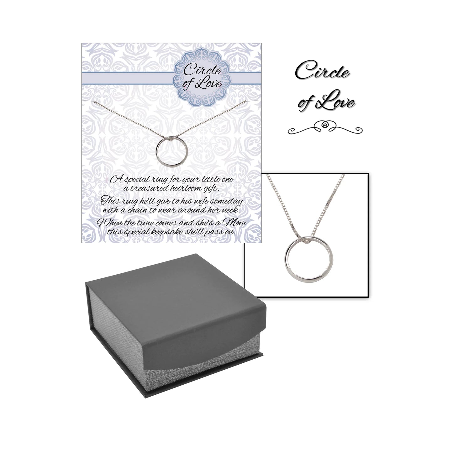 Circle of Love Ring and Necklace - Boy
