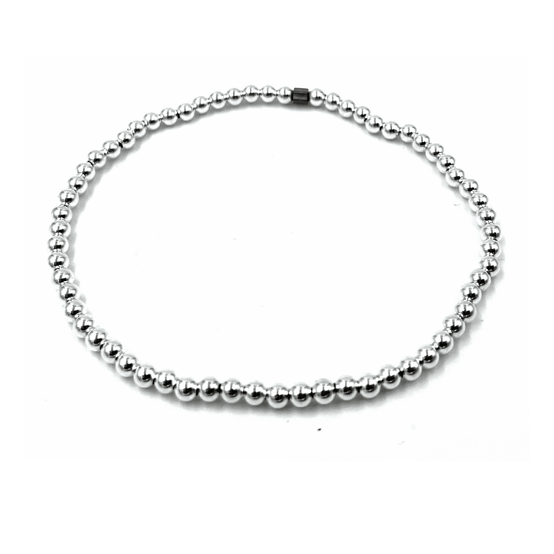 Karma Sterling Silver Single Bracelet: 7" and 7.25"