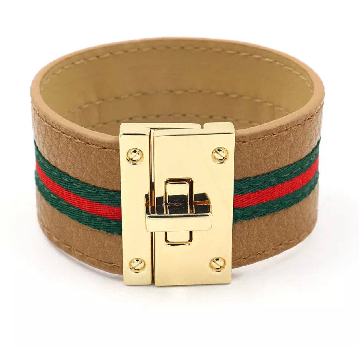 Gotcha Looking Leather Bracelet