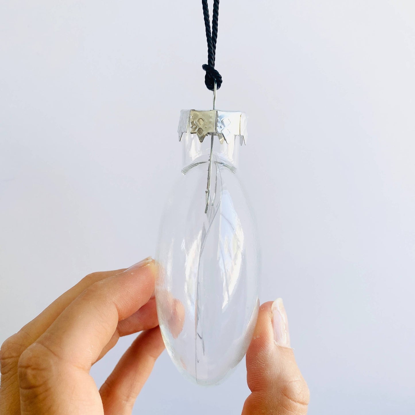 Friends With A Twist See-Through Glass Holiday Ornament