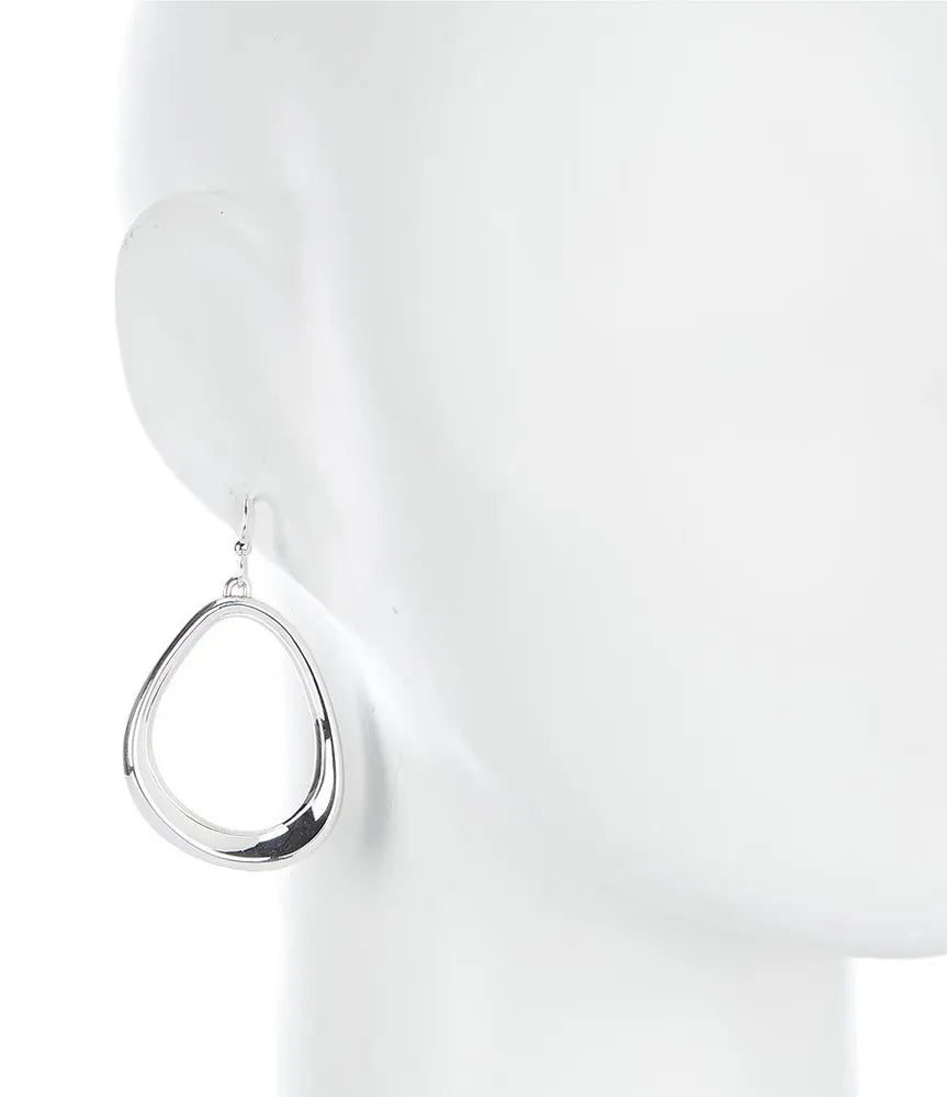 Simon Sebbag - Open Abstract Oval Earrings