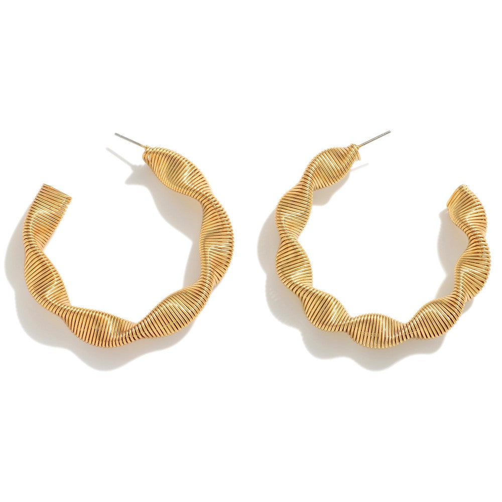 Twisted Coil Earrings