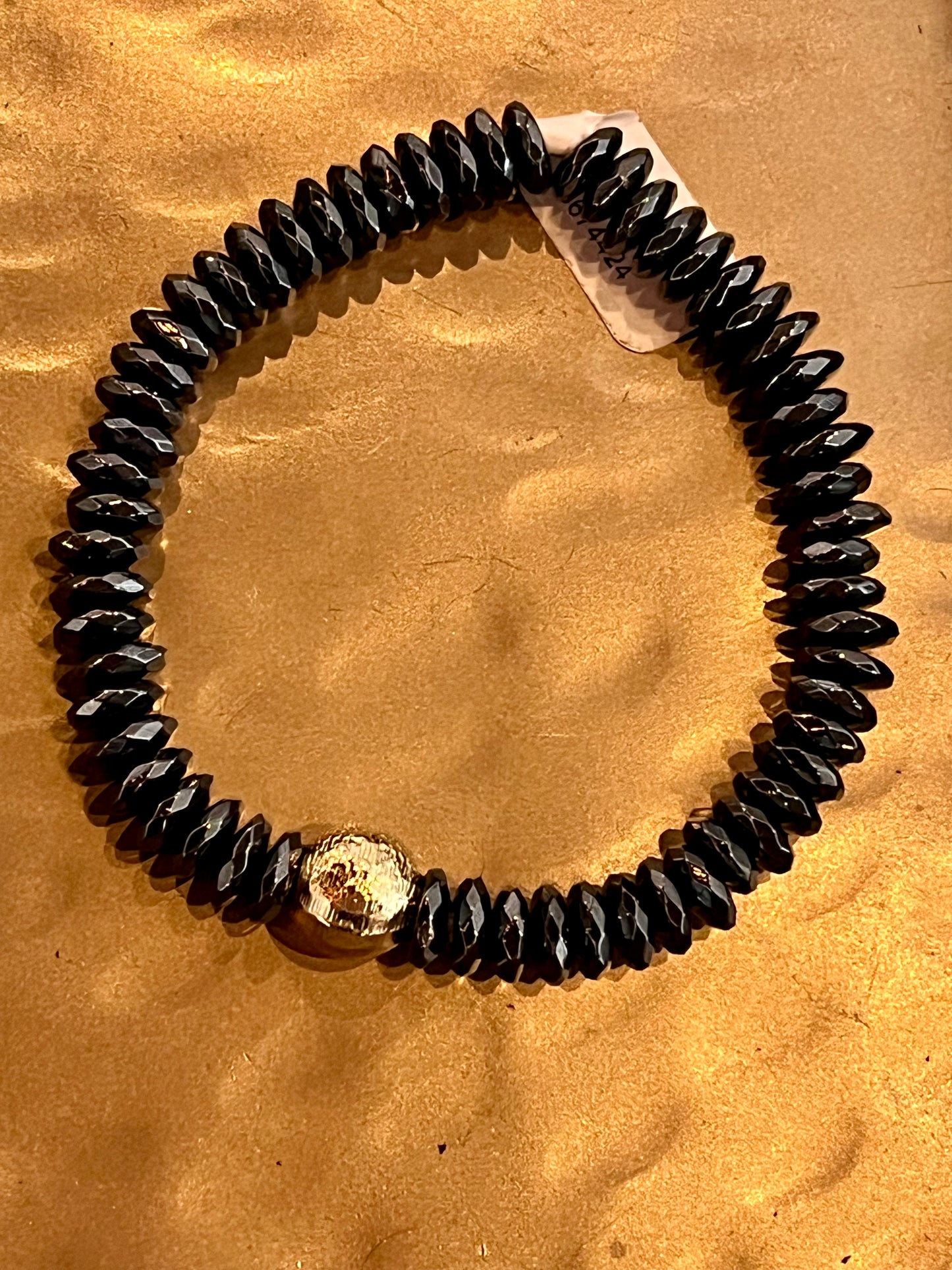 Faceted Rondelle Bracelet