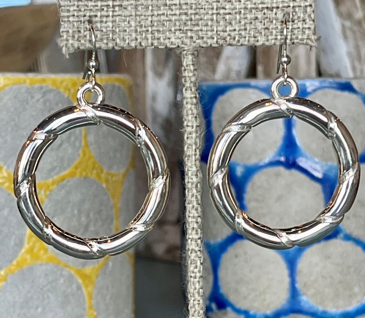 Simon Sebbag - Grooved Open Circle Earrings