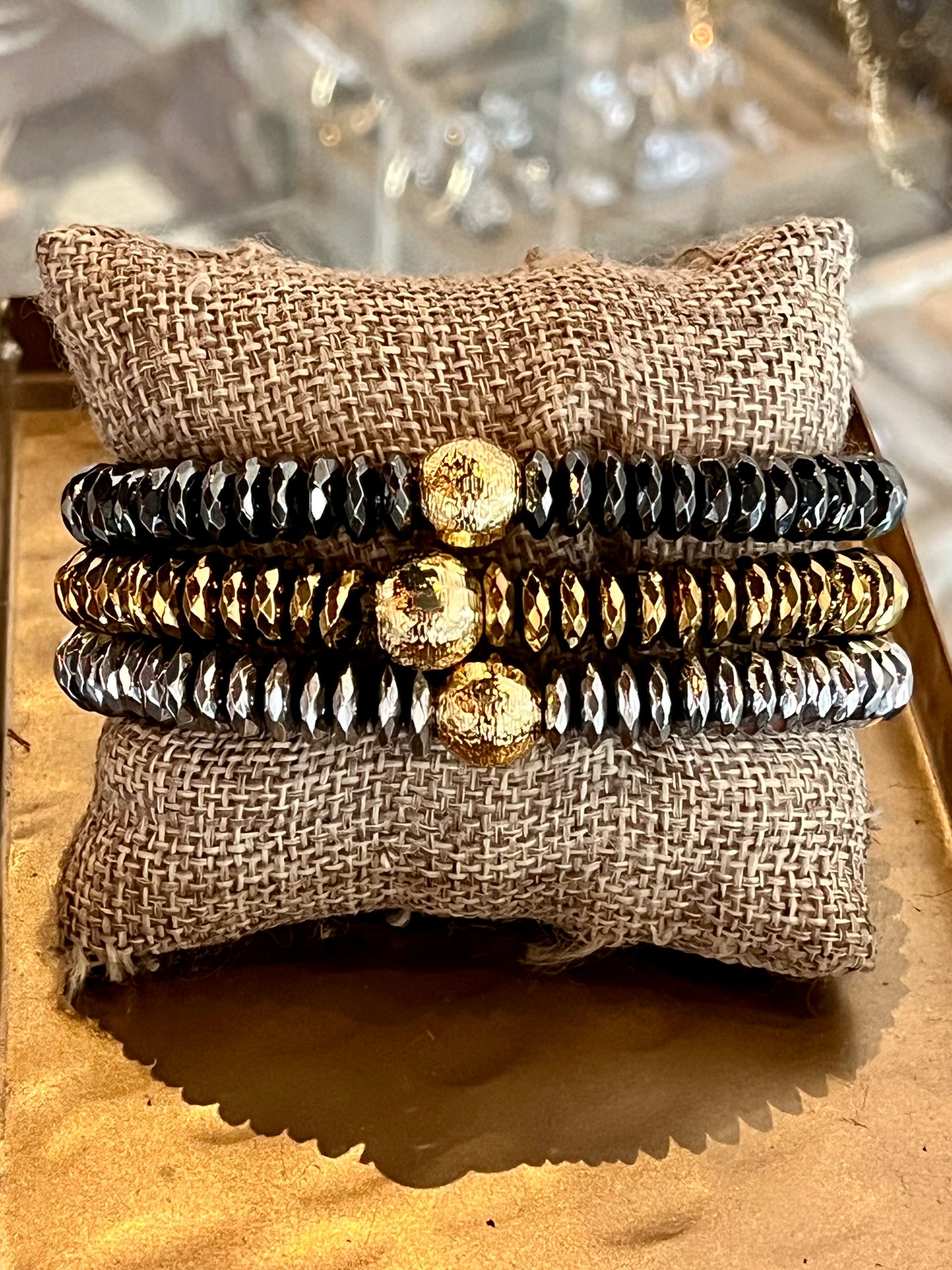 Faceted Rondelle Bracelet