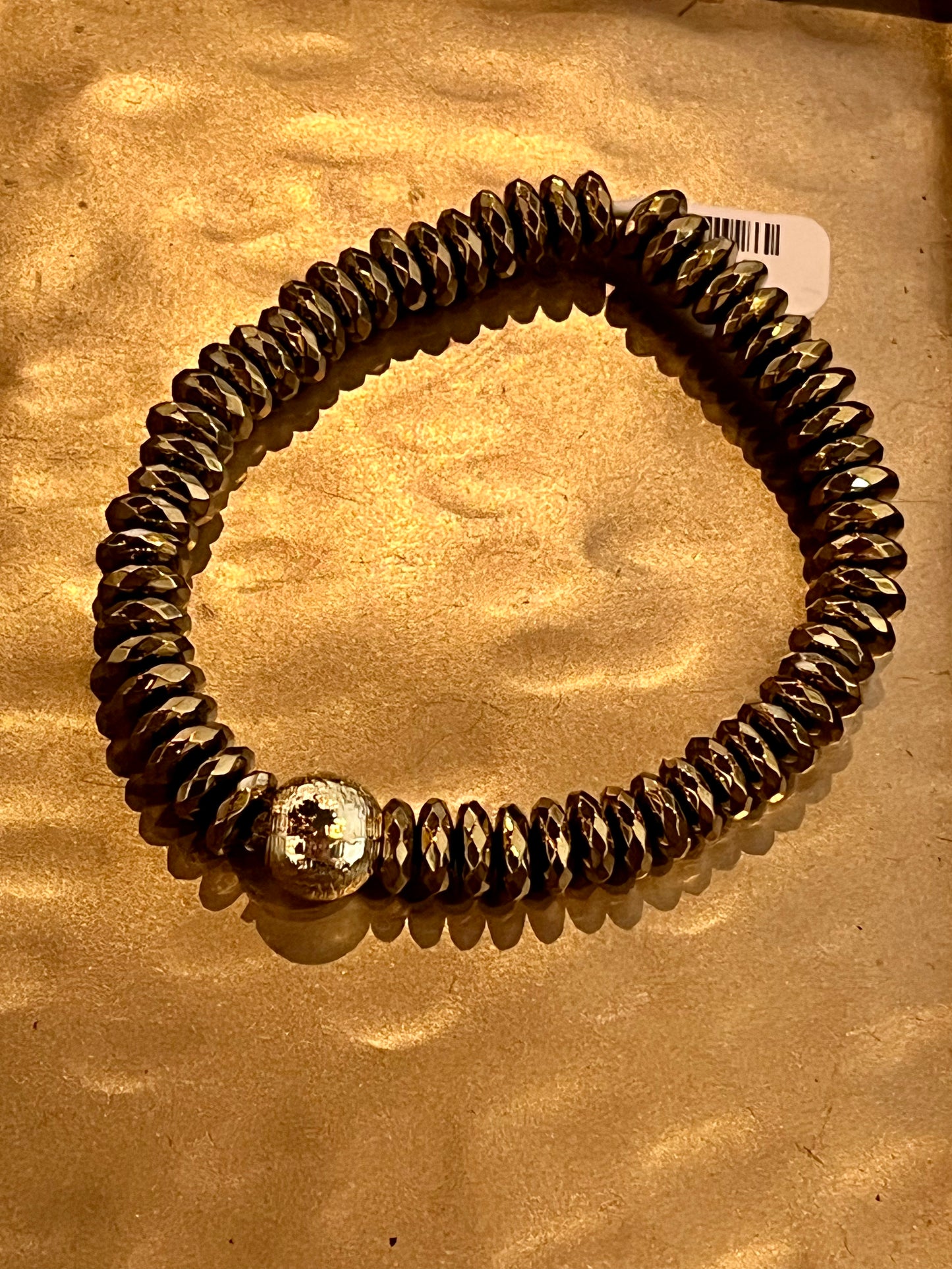 Faceted Rondelle Bracelet