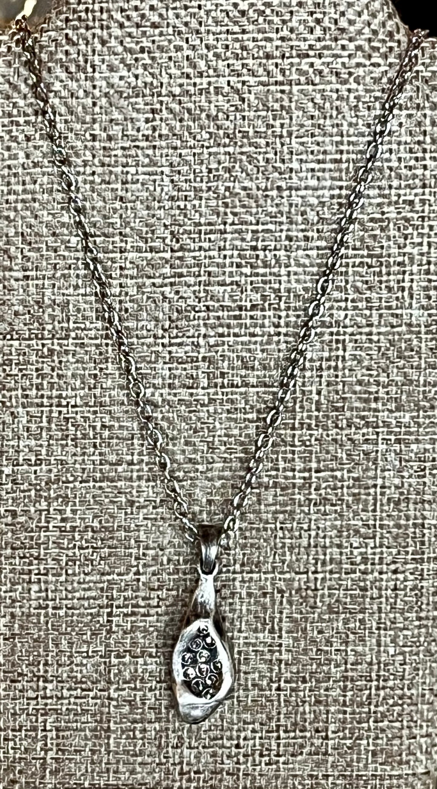 Silver Rock Necklace