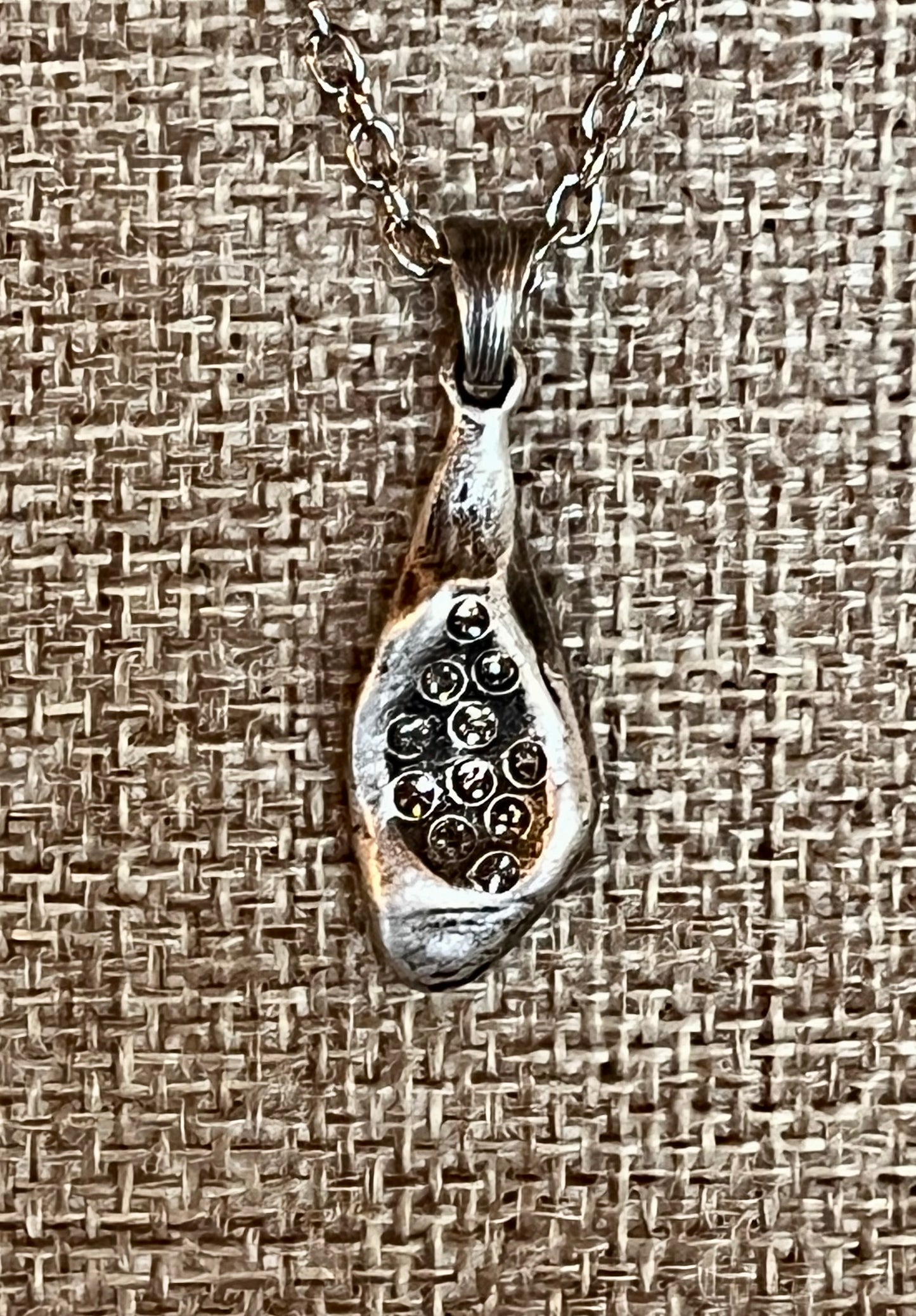 Silver Rock Necklace