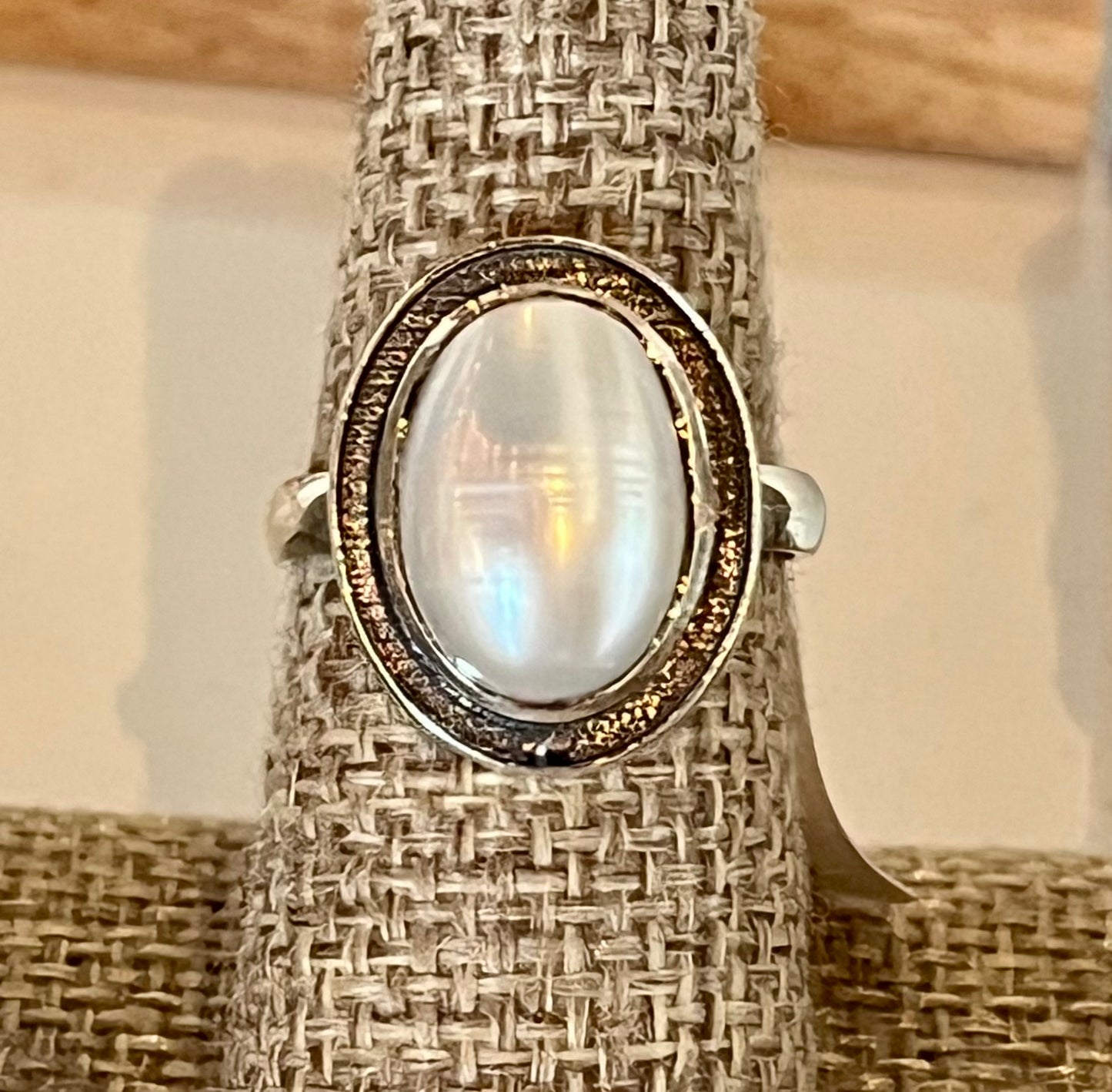 Pearl Shield Ring