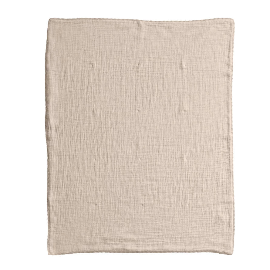 Pink Double Cloth Baby Blanket