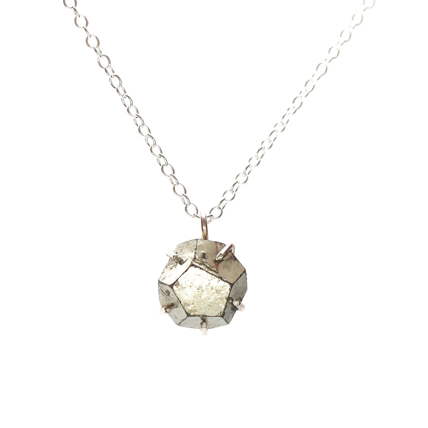 Raw Pyrite Necklace