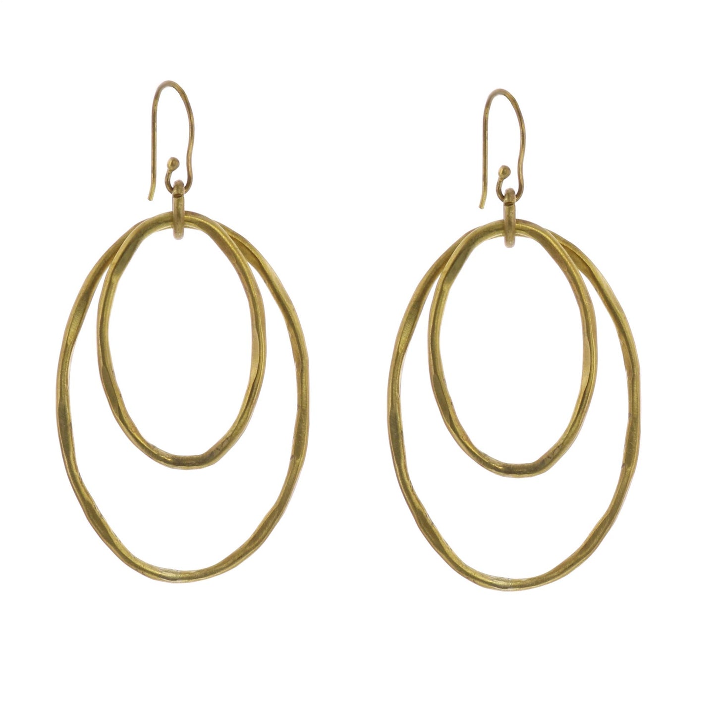 Gemini Earrings, Oval, Lrg