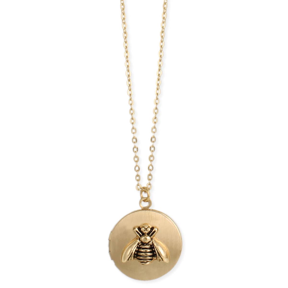 All the Buzz Locket Necklace