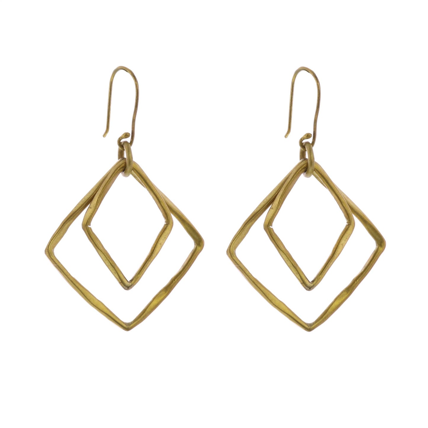 Gemini Earrings, Square